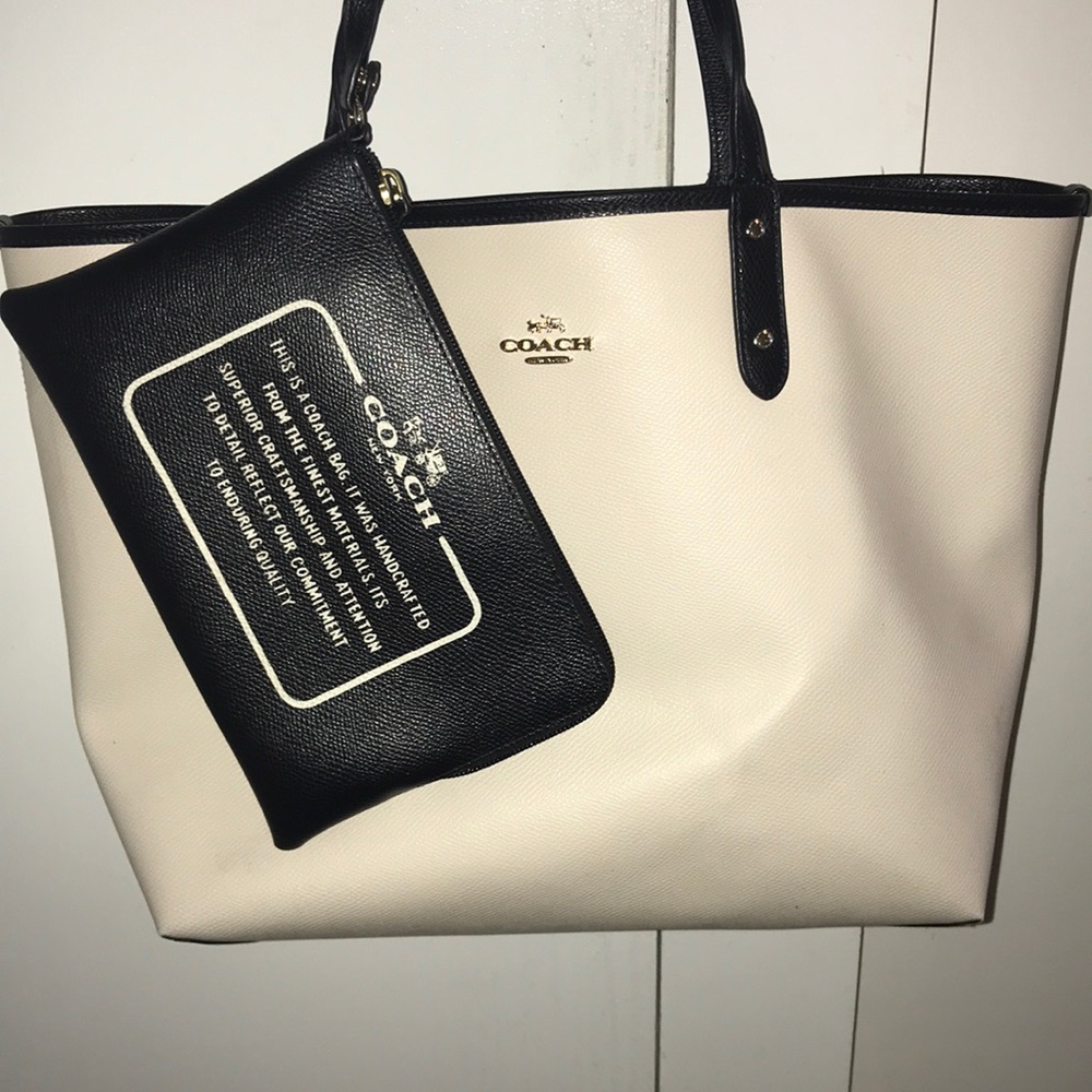 Reversible Coach Tote